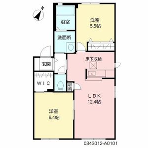 ハーティストＴ　Ａ棟　＊ A0101号室