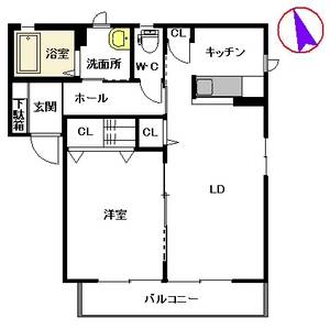 エントピア四方寄　Ｂ棟　＊ B0202号-2