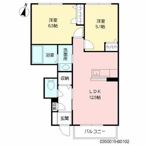 コンフォルト・ファイブ　Ｂ棟　＊＊ B0102号室