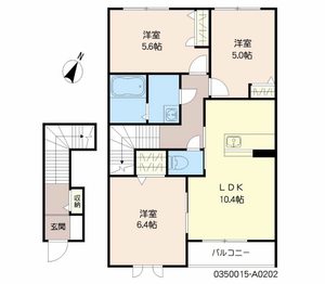 コンフォルト・ファイブ　Ａ棟　＊＊ A0202号-2