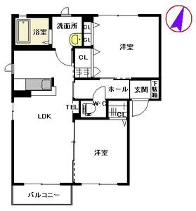アスティオス　α棟　＊＊ A0201号-1