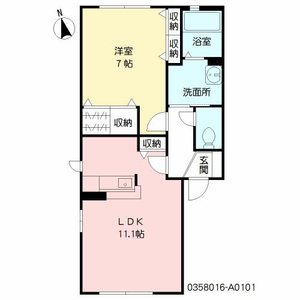 メロディ　＊＊ A0101号室