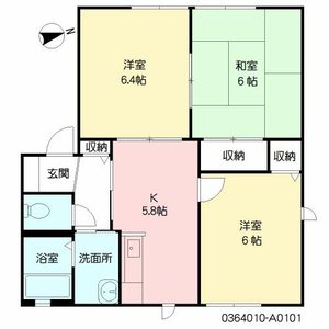 カサヴェルデ天拝 A0101号室