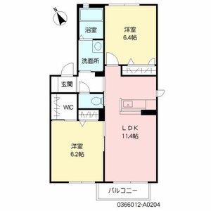 クラヴィエひびきの　＊＊ A0204号室