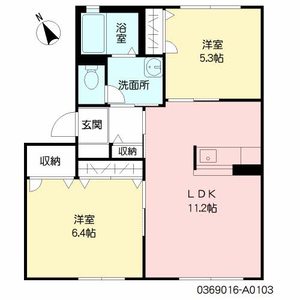 サウザンドタウン　Ａ棟　＊ A0103号室