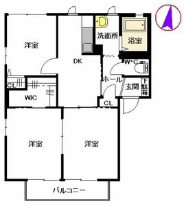 コンヴィラージュ　Ⅱ棟　＊＊ B0201号室