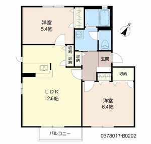 メゾンファミーユ　Ｂ棟 B0202号室