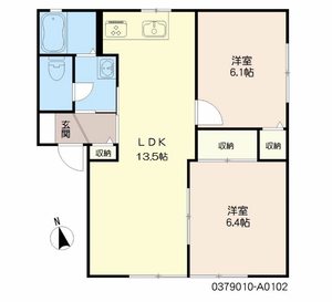 ディアス元岡　１番館　＊＊ A0102号-15