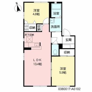 クレストタウン　Ａ棟　＊＊ A0102号-13