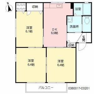 クレストタウン　Ｃ棟 C0201号-15