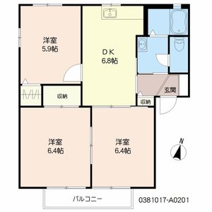 レジデンス　チムニー　＊ A0201号室
