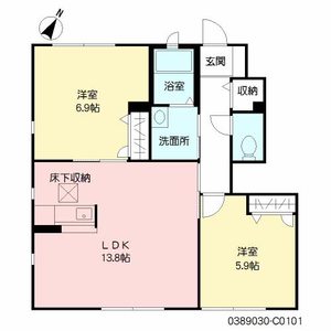 フォーゲル・ハピネス　Ｃ棟 C0101号-2