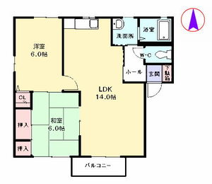 サニーコート南風　＊＊ A0201号室