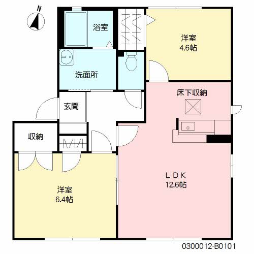 ハーティストＮ　Ｂ棟　＊＊ B0101号-16