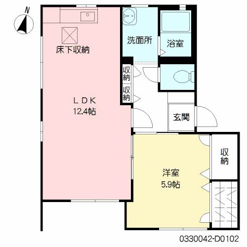 ハーティストＫ　Ｄ棟　＊D0102-2