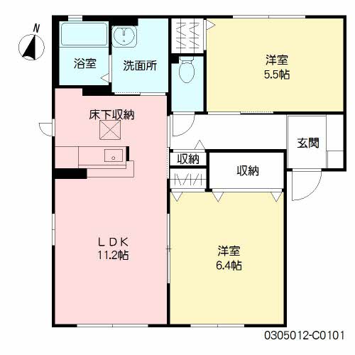 ソレアード２１　＊＊　Ｃ棟C0101-2