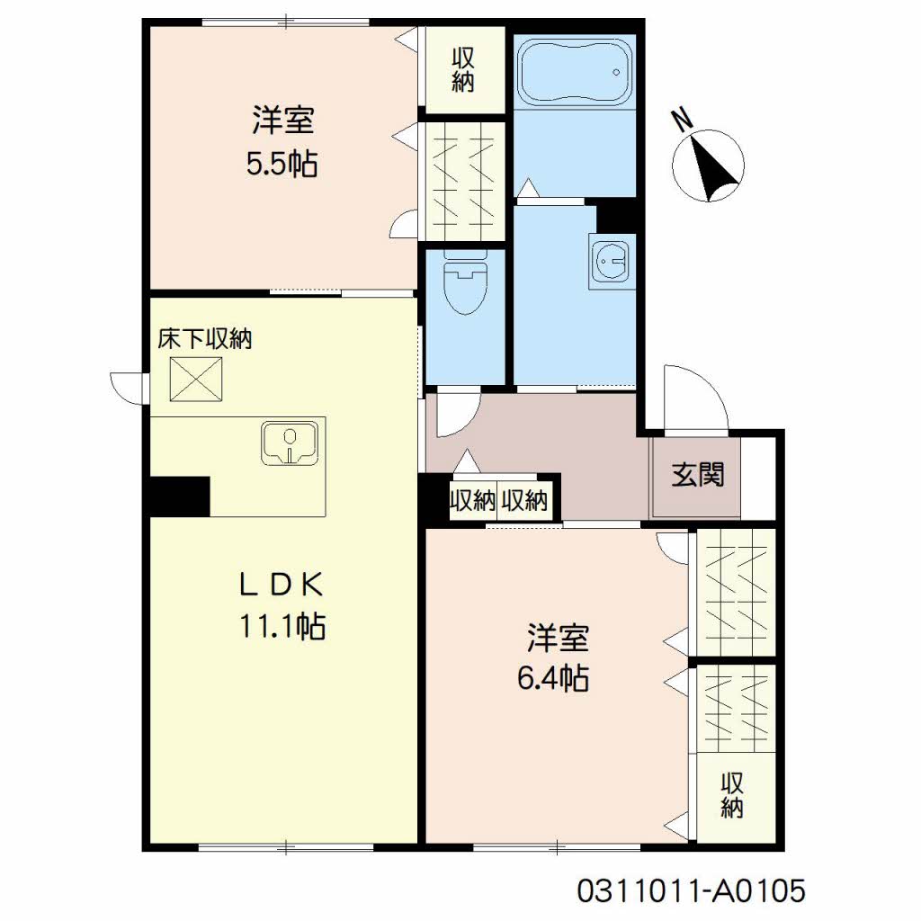 コンフォルト・Ｍ　Ａ棟　＊＊ A0105号-16