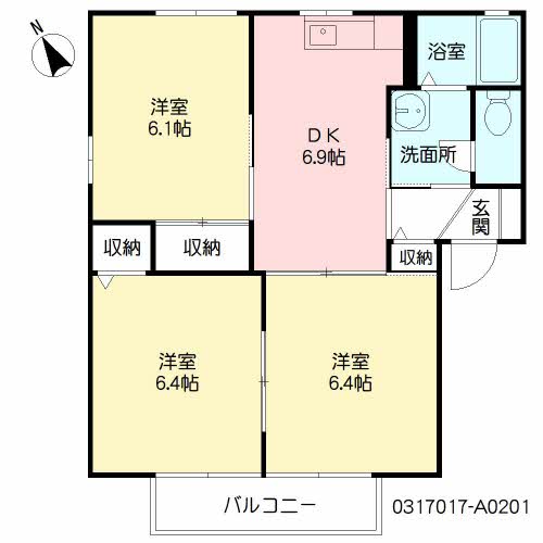 ラ・フォーレ今吉　Ａ棟　＊ A0201号-15