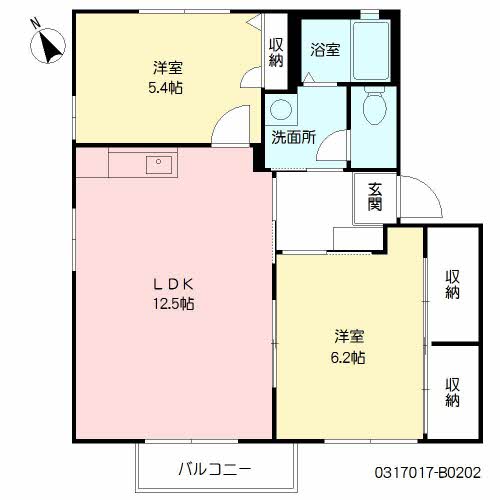 ラ・フォーレ今吉 B棟 * B0202号-16