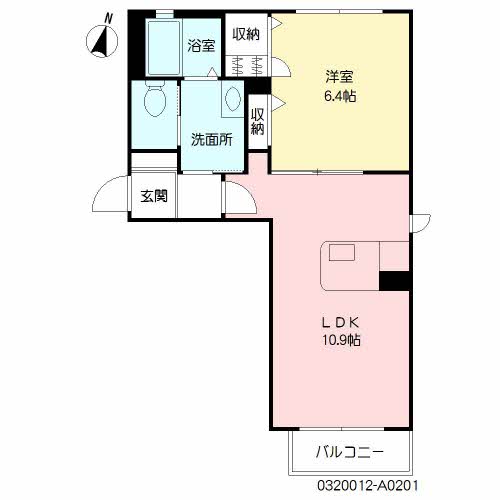 アルカンシェル　Ａ棟 A0201号-2