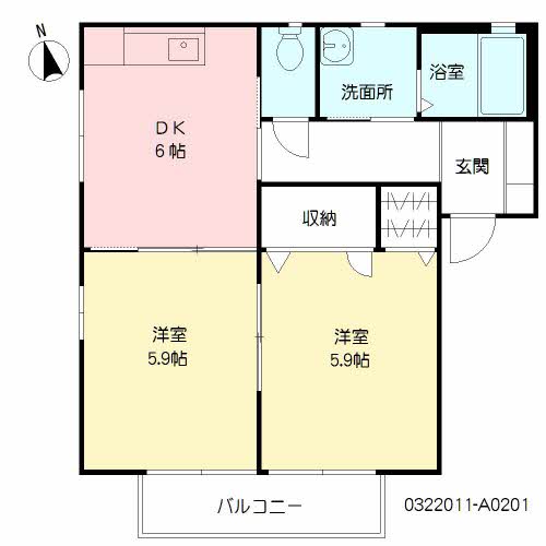 センテナリオ葛原　Ａ棟　＊＊A0201-2