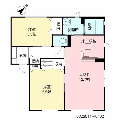 アムール半田　Ａ棟　＊＊A0102-2