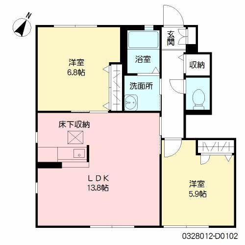 プレミール２１　Ｄ棟 D0102号-13