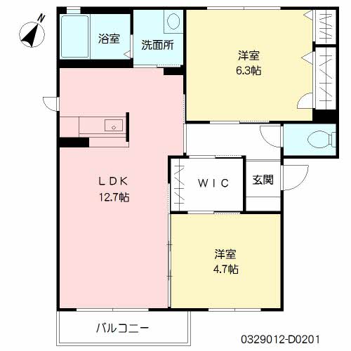 エスペランサ　Ｄ棟　＊D0201-2