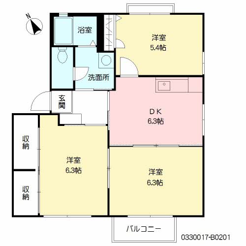 シュトルム高瀬　Ｂ棟　＊B0201-2