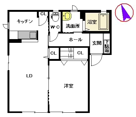 エントピア四方寄　Ｂ棟　＊ B0101号-16