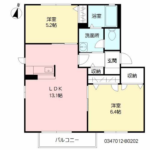 グランパルク本城　Ｂ棟　＊B0202-2