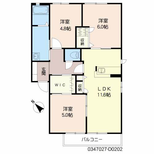 グランディール　Ｄ棟　＊ D0202号-14