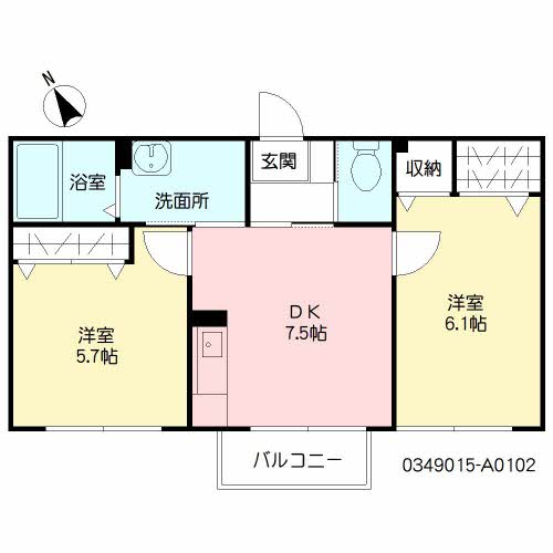 シャーメゾン大日　Ａ棟　＊＊ A0102号-16