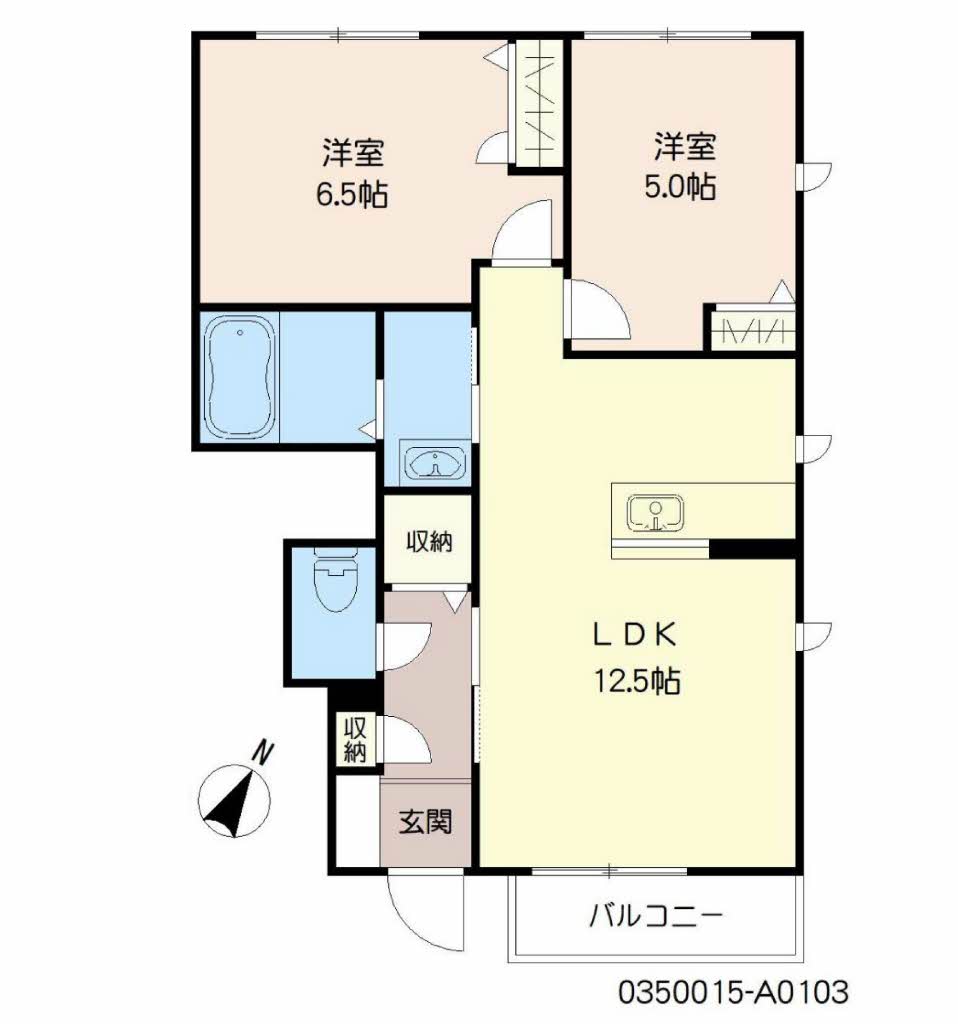 コンフォルト・ファイブ　Ａ棟　＊＊A0103-2