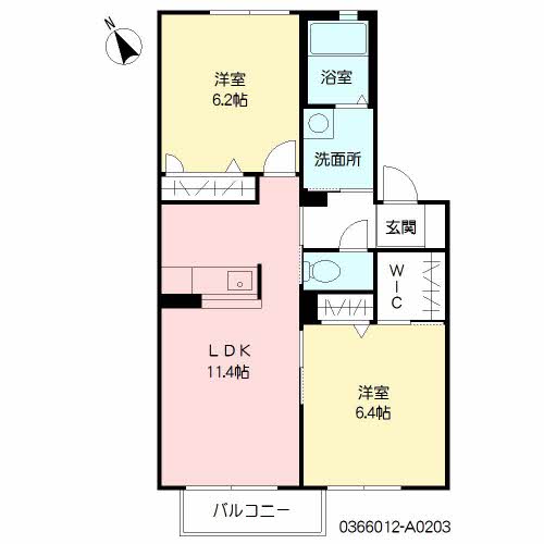 クラヴィエひびきの　＊＊ A0203号-16