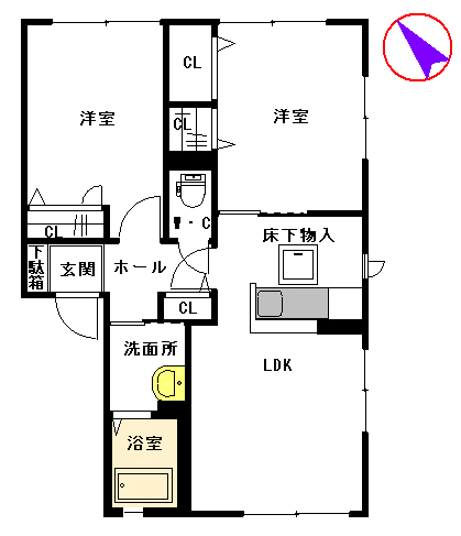 ミロワール　Ａ棟　＊ A0105号-16