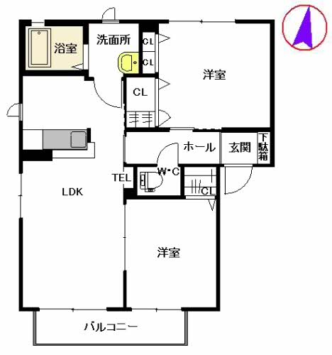コンヴィラージュ　Ⅰ棟　＊＊A0201-2