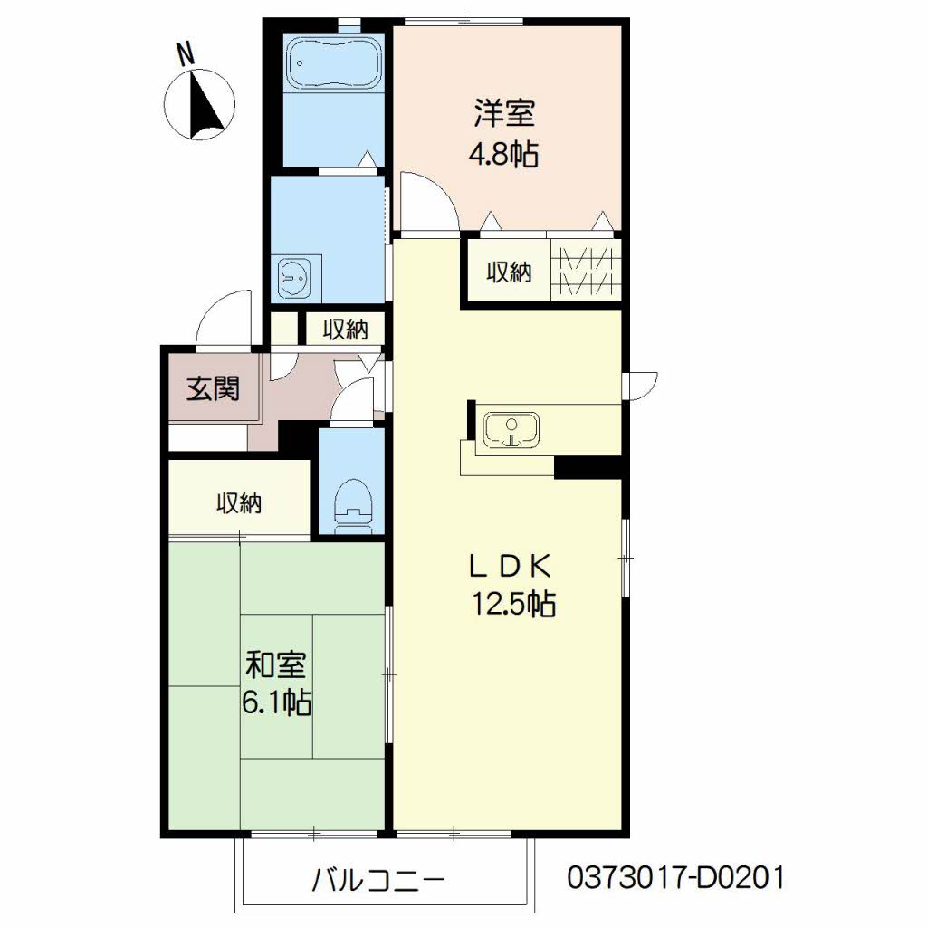 シャーメゾン昴　Ｄ棟　＊＊ D0201号-14