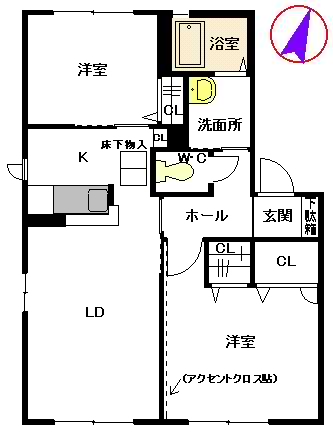 メゾンファミーユ　Ａ棟A0102-2
