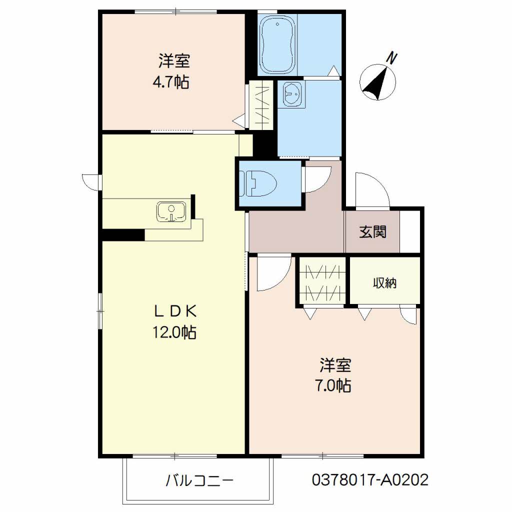 メゾンファミーユ　Ａ棟A0202-2