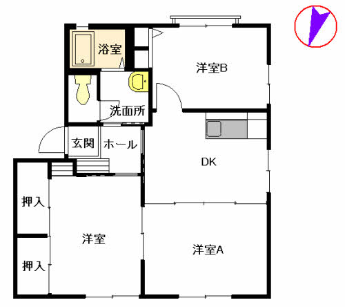 ディアス元岡　２番館　＊＊B0101-2