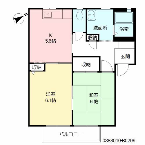 ヴィゲール古賀　Ｂ棟B0206-2