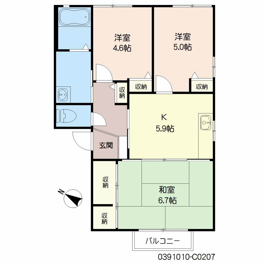 ルポ・エミナーンス　Ｃ棟 C0207号-12