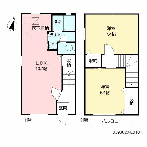 エクセル南片江　Ｅ棟　＊＊ E0101号-3