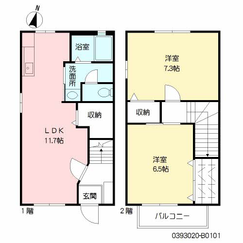 エクセル南片江 B棟 B0101号-2