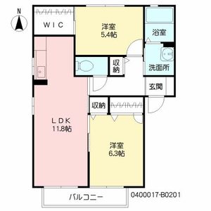 ハーベスト錦　Ｂ棟　＊ B0201号室