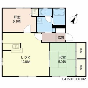パルティール千里　Ｂ棟　＃　＊＊ B0102号室