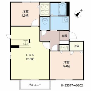 メゾンポラリス　Ⅰ棟　＊＊ A0202号室
