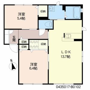 ルミエール桜坂 B棟 * B0102号-15
