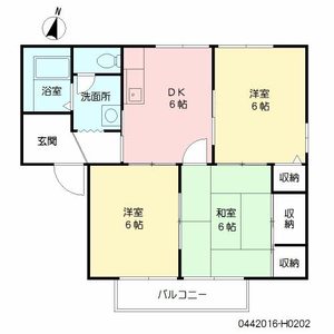 サンフラワー武蔵野台　Ｈ棟 H0202号室